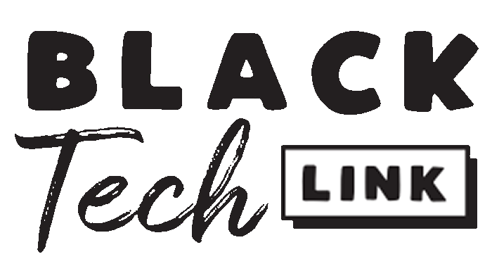 Black Tech Link logo representing technology training and digital workforce development program.