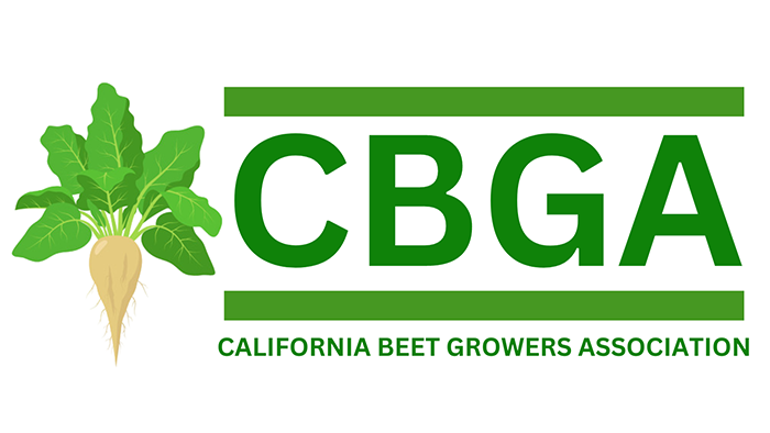 California Beet Growers Association logo with beet graphic representing agricultural production and cooperative farming.